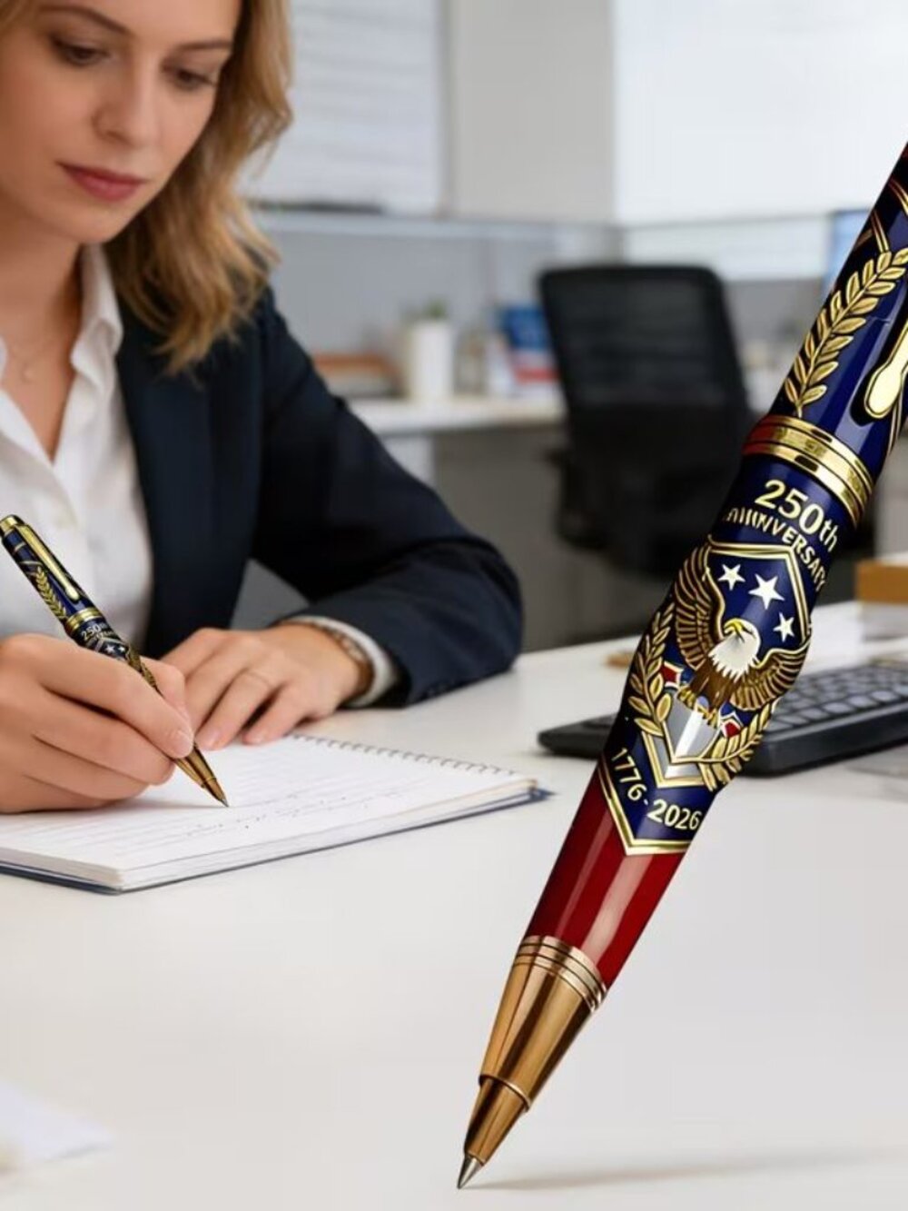 NIB! United States 250Th Anniversary Commemorative Ballpoint Pen - Picture 8 of 9
